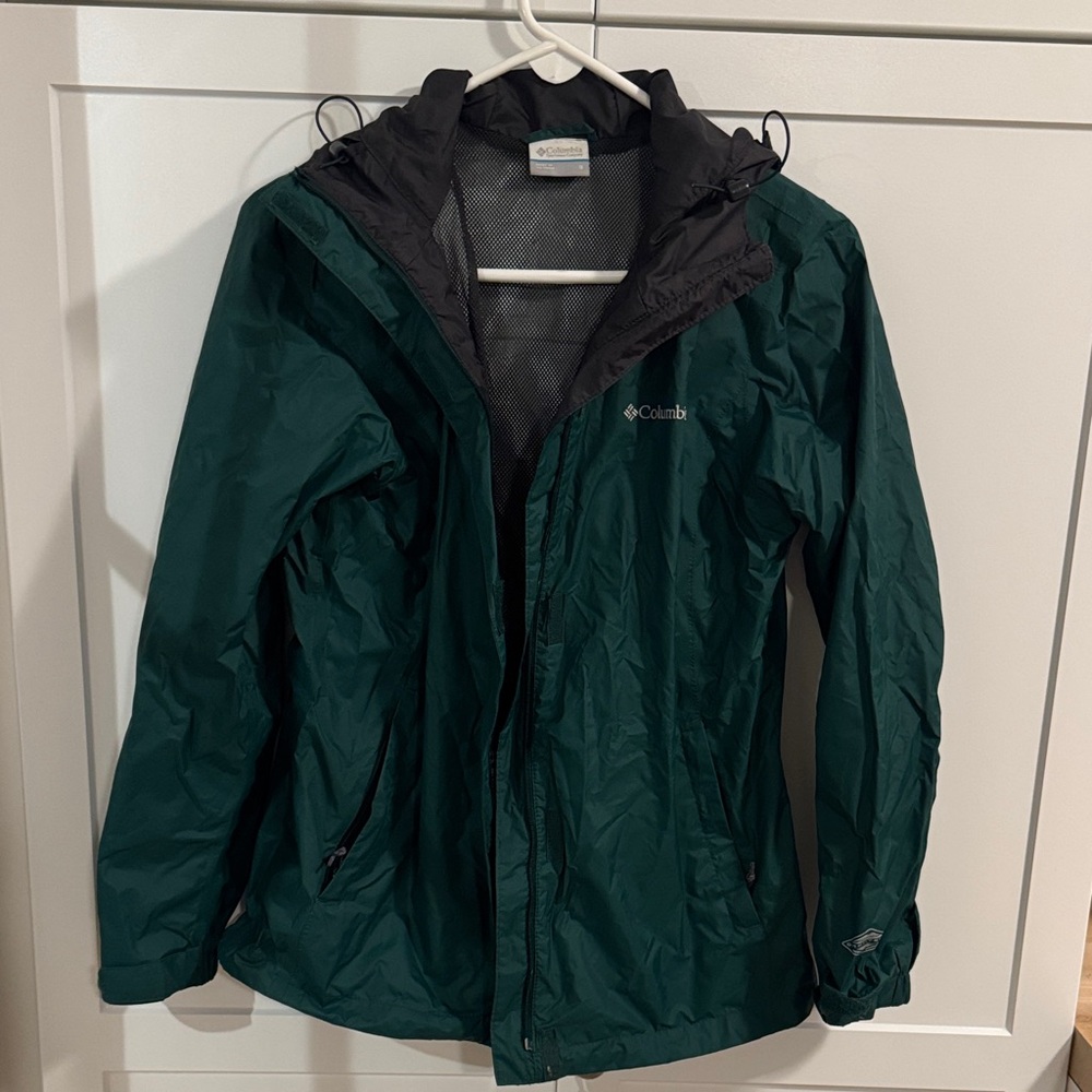 Columbia Forest Green Waterproof Jacket